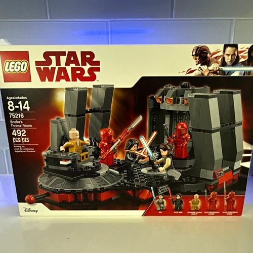 MEOW Star Wars 75216 Snoke’s Throne Room 492 pcs 8-14 Rey Kylo Ren