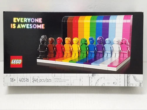 LEGO 40516 Everyone is Awesome Rainbow Pride Gay Lesbian 346 pieces LGBTQ+ NEW