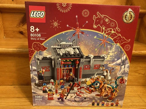 NIB 2021 New Sealed Box LEGO 80106 STORY OF NIAN - 1067 pcs Chinese New Year