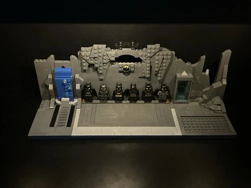 MEOW Batman DC MOC Batcave Custom Batcave Display