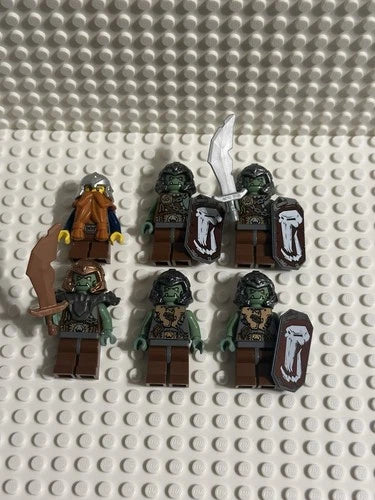 Lego Fantasy Era Castle Troll Warrior Lot + Dwarf + Troll Warship Minifigures