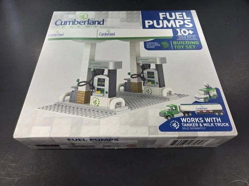 Cumberland Farms Minizfigz Fuel Pumps And Tanker Truck Set Sealed