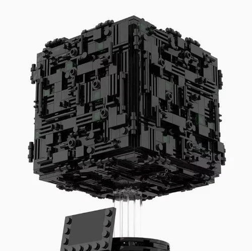 Borg Cube Spaceship Sci-Fi Model Building Block Toy Set 812PCS
