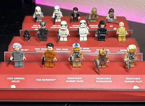 LEGO STAR WARS TOYS R’ US MINIFIGURE DISPLAY RARE CASE SDCC FIRST ORDER