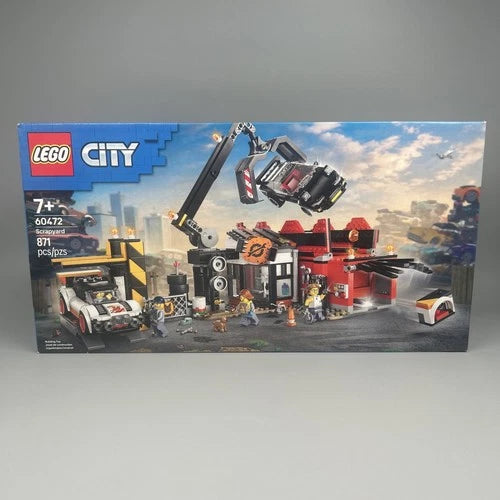 LEGO City Scrapyard with Cars 60472 Set 871 Pcs - New Factory Sealed