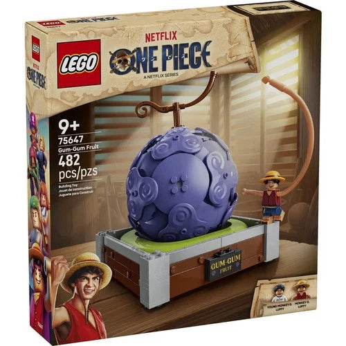 LEGO One Piece Gum-Gum Fruit 75647 482 Pieces Building Set New Luffy Minifig