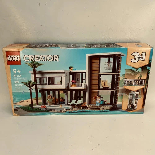 New LEGO Creator 3 in 1 Modern House 31153 Building Toy Set 939 Pcs