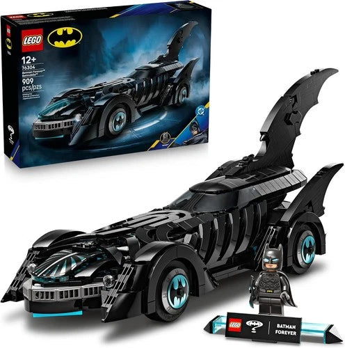 MEOW DC Batman: Batman Forever Batmobile Kids Toy - Building & Learning Toy for