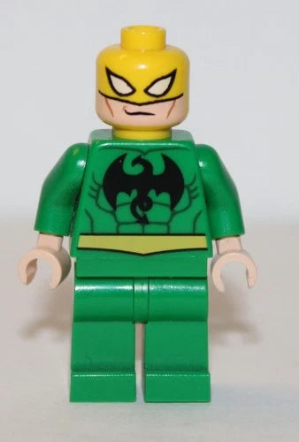 2012 Marvel Lego Minifigure SH0041 Iron Fist in perfect condition!