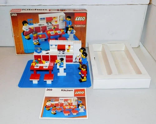 Vintage 1978 LEGO Homemaker Kitchen Complete in Box 269