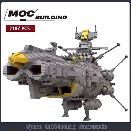 Space Movie Spaceship MOC Battleship Andromeda Building Cosmic Construction Set