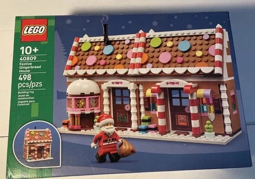 Lego 40809 Festive Gingerbread House Christmas 498 pcs Sealed! Ships Now!