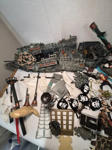 Vintage Pirates of the Caribbean Lot Of Mega Blocks, Figures Playsets See Desc.