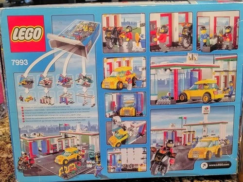LEGO City Limited Edition #7993 Service Station Set Open Box Never Built