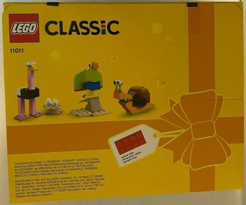 New LEGO Classic Bricks and Animals 11011 Creative Toy That Builds into