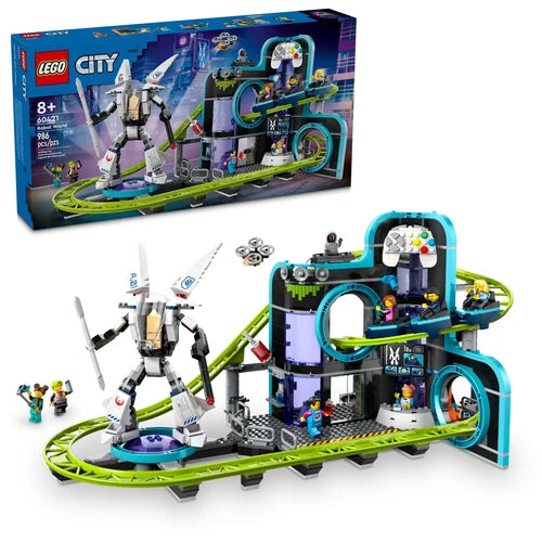 MEOW 60421 City Robot World Roller Coaster Building Set Engineering Toy NEW
