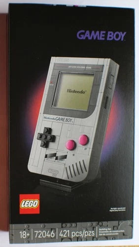 LEGO Super Mario Nintendo Game Boy Retro Adult Building Set with Display Stand