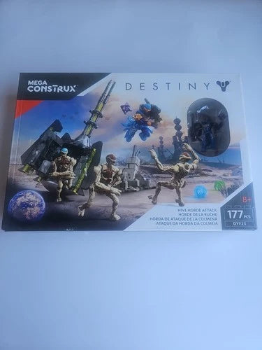 Mega Construx Destiny Hive Horde Attack DYF23 Sealed 177 PCs Ages 8+ read