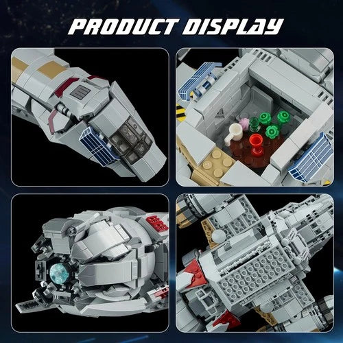 Firefly-Class Spaceship Building Set, Sci-Fi Space Wars Ship Model Toys, Comp...