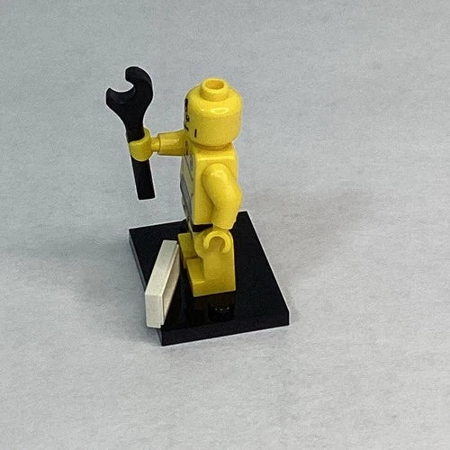 LEGO Collectible Minifigures Series 1 Demolition Dummy - RARE Factory Test Print