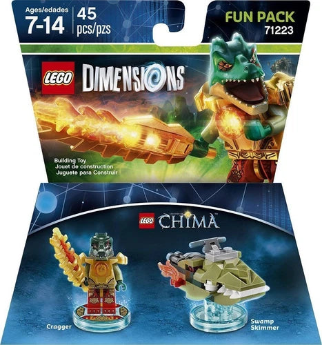Lot of 6 MEOW DIMENSIONS Movie Fun Pack 71223 Chima Cragger Swamp Skimmer Jund
