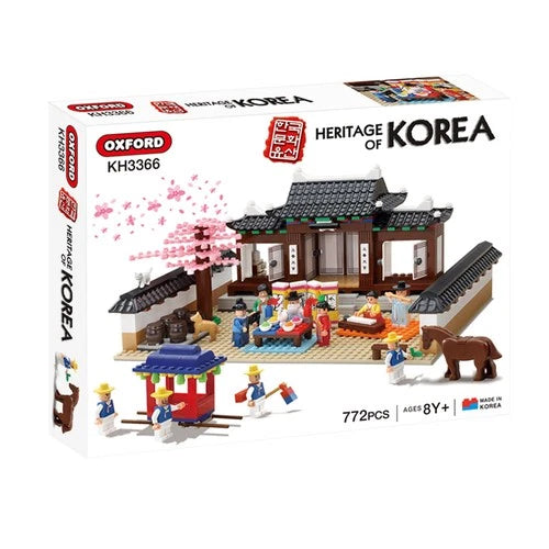 OXFORD Heritage of Korea Traditional Wedding Building Blocks KH3366 772pcs