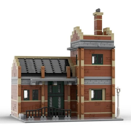 MOC-136707 Modular Old Factory Building with Interior 1966pcs DIY Kit