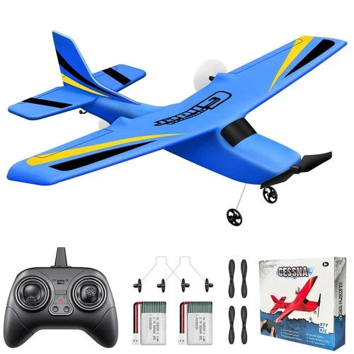 2 Channel RC Airplane, Ready to Fly, 2.4GHz Remote Control Plane, Easy to Fly