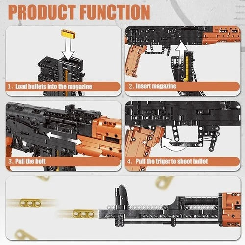 Building Block Assault Rifle Set 1423PCS