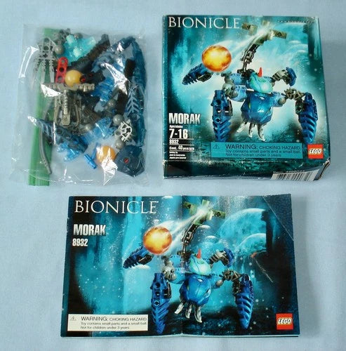 Lego Bionicle MATORAN & HYDRUKA RAHI of Mahri Nui 8929 8930 8931 8932 in Boxes
