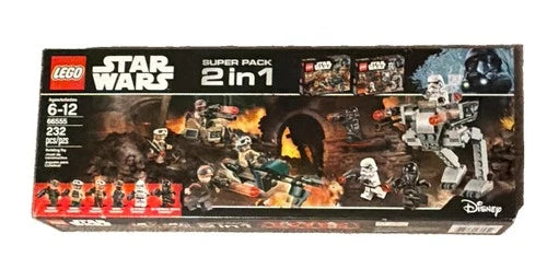 LEGO Star Wars 66555 Super Pack 2 in 1 - Open Box, New Sealed Inner Bags