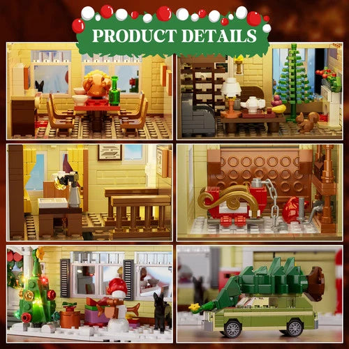 Christmas Vacation Building Block Set 1484pcs Pcs Holiday House RV Wagon NEW NIB