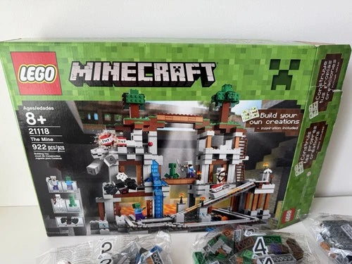 LEGO Minecraft: The Mine 21118 Box New With Only 1 Bag Open