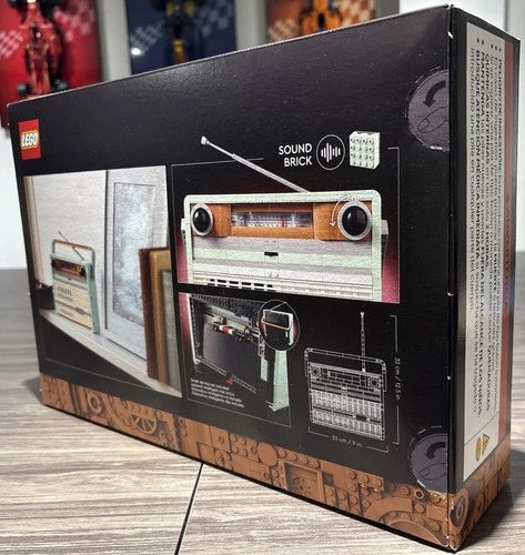 * RETIRED * MEOW Icons Retro Radio 📻 & Collectible Set 10334 NEW FACTORY SEALED