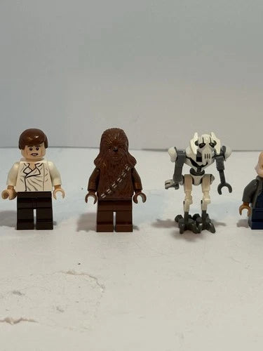 LEGO Star Wars Minifigure Lot 13pc Chewbacca Grievous Ewok Jawa C-3PO Genuine