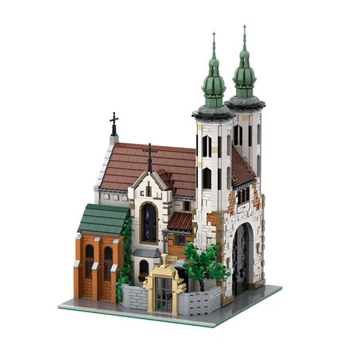Modular Andrew's Church Medieval Church 3056 Piece Building Blocks Set