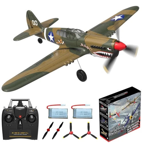 P 40 Warhawk RC Airplane 4 CH Ready to Fly Xpilot Stabilization