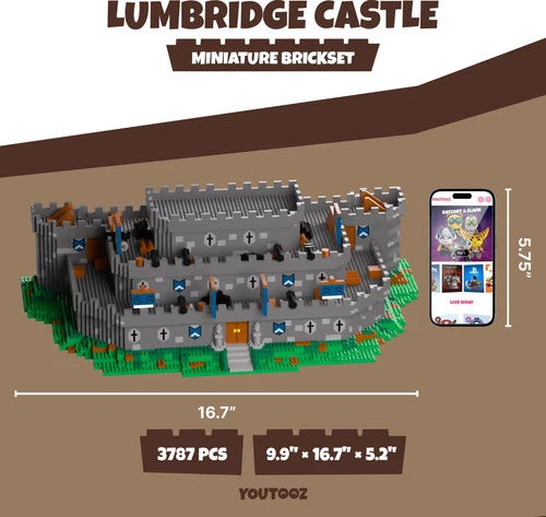 Youtooz Runescape Old School Lumbridge Castle 3770 PCS Adult Building Toy New