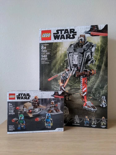 LEGO Star Wars: Mandalorian Battle Pack (75267) + AT-ST Raider (75254) Lot