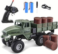 RC Military Truck 6X6 Road Remote Control Car 1/16 Scale Remote Control Truck 4W