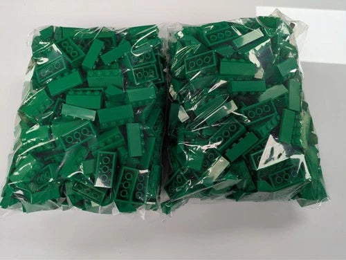 Lego Lot x600 New Green Slope 45 2 x 4 # 3037