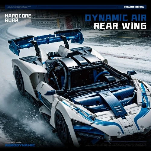 Technic 1:10 McLaren Senna Supercar Building Set MOC Double Wishbone 2015 Pieces