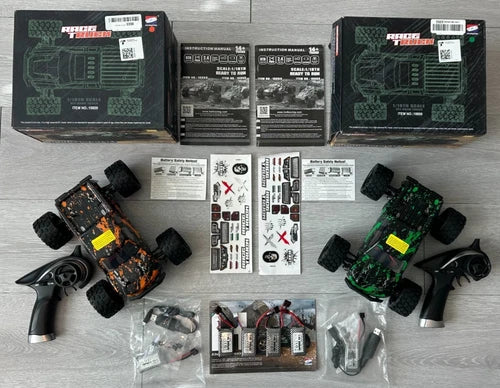 2/Two/Twins HAIBOXING 1:18 18859 4WD RC Off Road Trucks New Open Box L361 Bundle