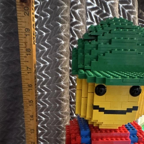LEGO 3723 Minifigure Statue 20" Lrg Sculpture 90% Complete w/ Original Stickers
