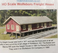 Motrak Models HO New Hampshire Wolfeboro Freight Wooden Building Kit # 83025