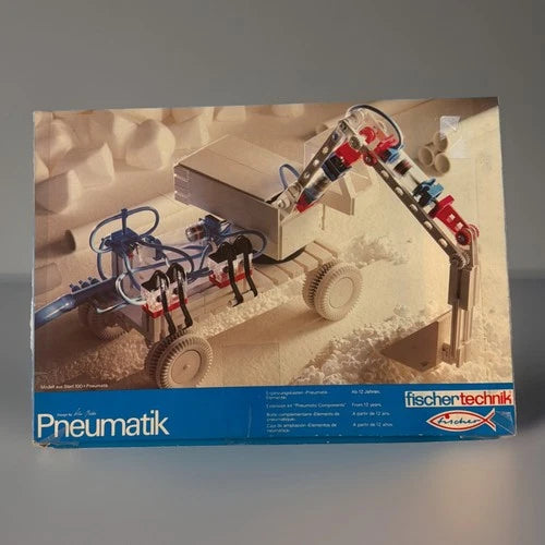Vtg FischerTechnik Elektronic Pneumatik Kit In Original Box
