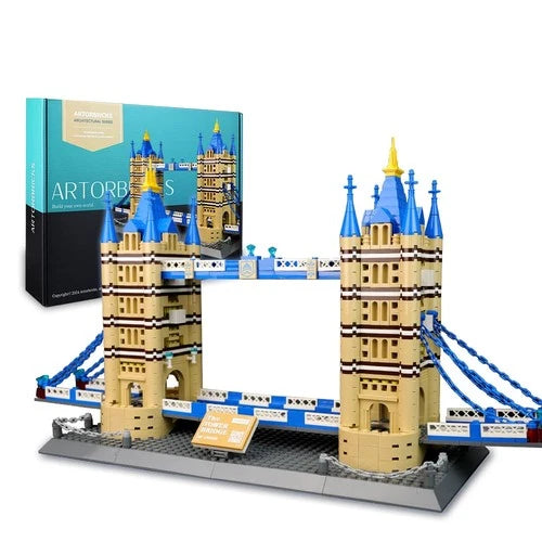 Architectural Tower Bridge Building Large Collection Building Set Model Kit a...
