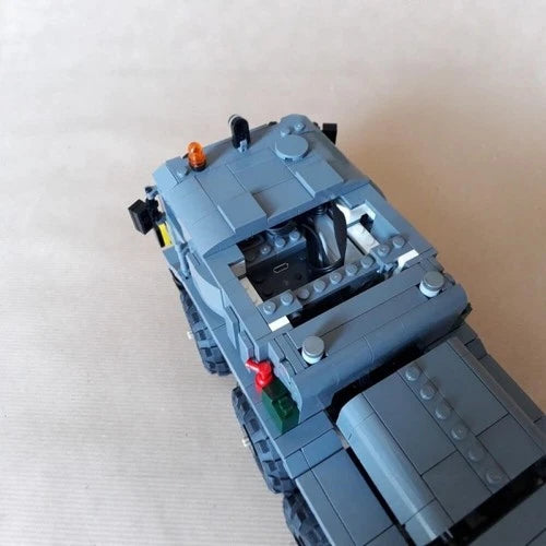 MOC-101477 Military truck MAZ 537 DIY Model building blocks Toys Christmas gift