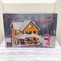 Christmas Story Snow Home Building Block Set Holiday Cabin New in Sealed Box
