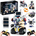 5 in 1 STEM Robot Building Kit, APP & Remote Control Screen Building Toys, Ey...